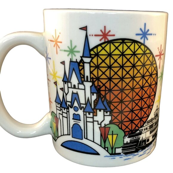 Disney World Mickey Mouse “I Love Grandma” Coffee Mug Cup Castle Epcot Vintage - Picture 3 of 8